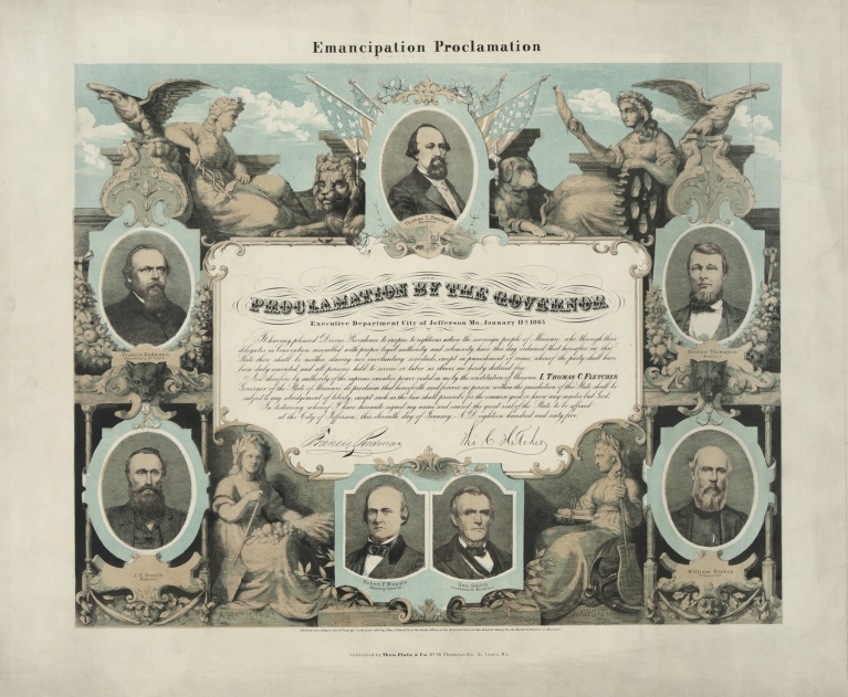 Emancipation Proclamation. Proclamation by the governor by E. Knobel