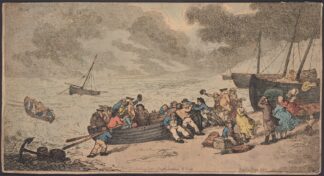 Embarking from Brighthelmstone to Diepp by Thomas Rowlandson