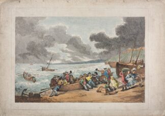 Embarking from Brighthelmstone to Dieppe by Thomas Rowlandson