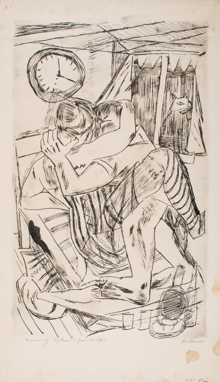Embrace by Max Beckmann