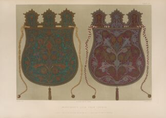 Embroidered bags from Greece by Matthew Digby Wyatt