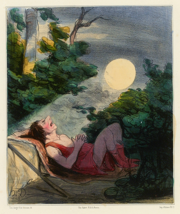 Endymion by Honoré Daumier