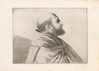 Engravings after Guercino’s Libro dei Disegni Pl.08 by Francesco Curti