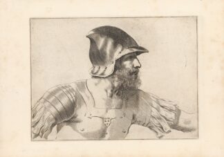 Engravings after Guercino’s Libro dei Disegni Pl.11 by Francesco Curti