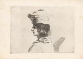 Engravings after Guercino’s Libro dei Disegni Pl.16 by Francesco Curti