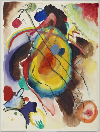 Entwurf zu einem Wandbild für Edwin R. Campbell by Wassily Kandinsky
