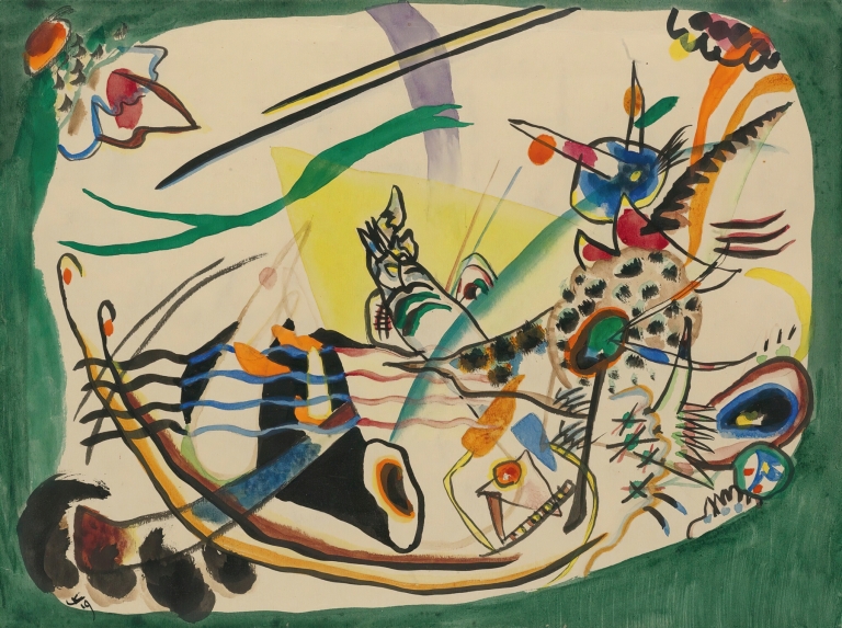 Entwurf Zu ‘grüner Rand’ by Wassily Kandinsky