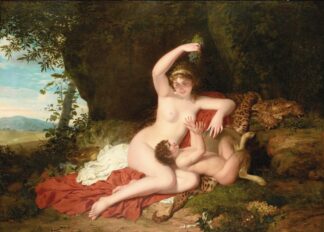 Erigone And Bacchus by Jean François Léonor Mérimée