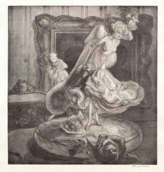 Erotische Darstellung 2 by Franz von Bayros