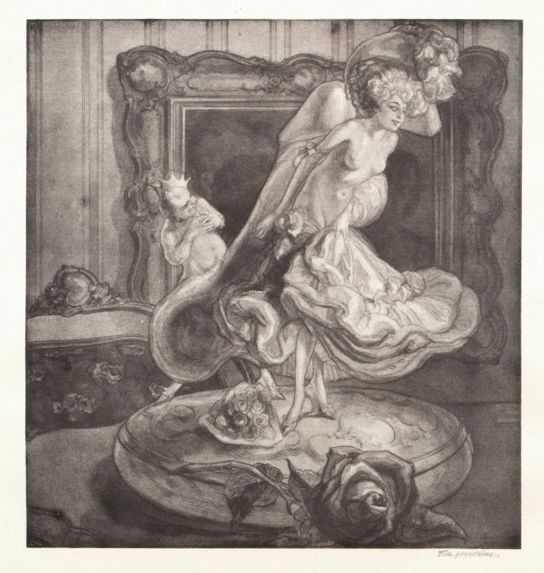 Erotische Darstellung 2 by Franz von Bayros