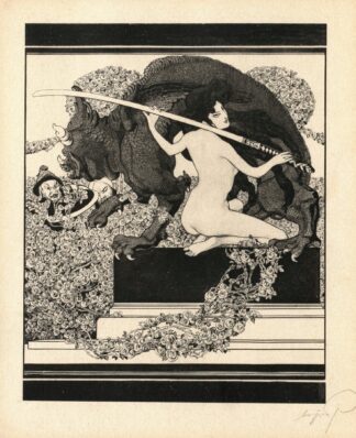 Erotische Darstellung 9 by Franz von Bayros
