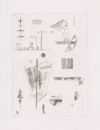 Erste Radierung für die Editions ,Cahiers d´Art by Wassily Kandinsky