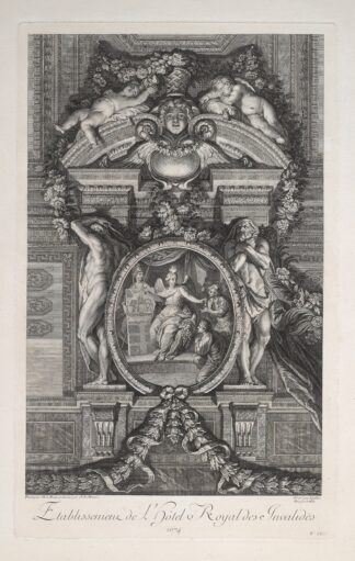 Etablissement de L’Hotel Royal des Invalides, 1674 by Claude-Augustin Duflos