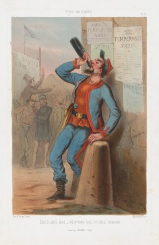 États-Unis 1865 – New York Fire Brigade – Zouaves by Draner