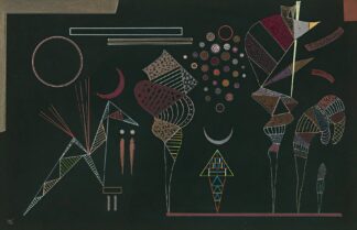 Étude Pour ‘contrastes Réduits’ by Wassily Kandinsky