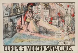 Europe’s Modern Santa Claus by Carey Cartoon Service