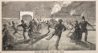 Evening Scene at the Skating Park, Boston by Winslow Homer