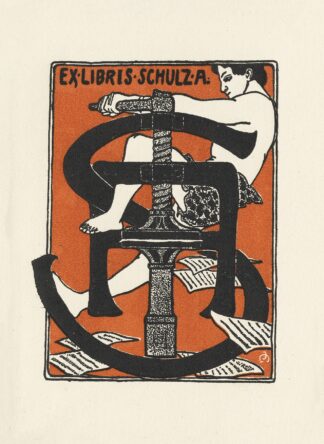 Ex Libris Schulz A. by Anonymous