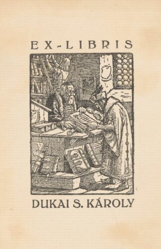 Ex libris van Dukai S. Károly by Anonymous