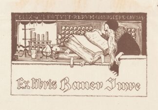 Ex libris van Imre Bauer by Kornél Révész