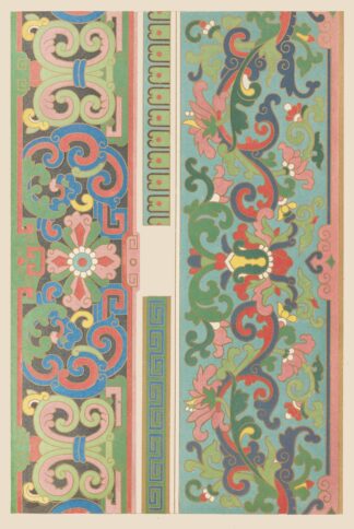 Examples of Chinese ornament, Pl.06 by Owen Jones