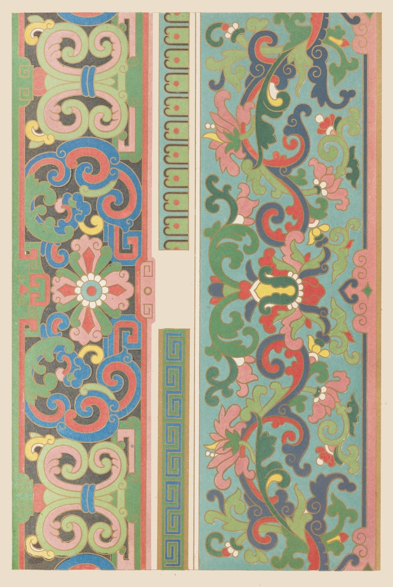 Examples of Chinese ornament, Pl.06 by Owen Jones