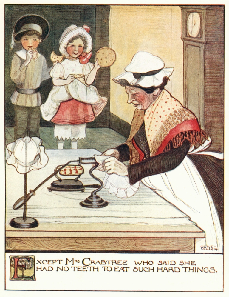 Except Mrs. Crabtree, who said she had no teeth to eat such hard things by Olive Allen