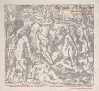 Exhibition Announcement and Catalogue for a Cézanne show at the Galerie Vollard by Anonymous
