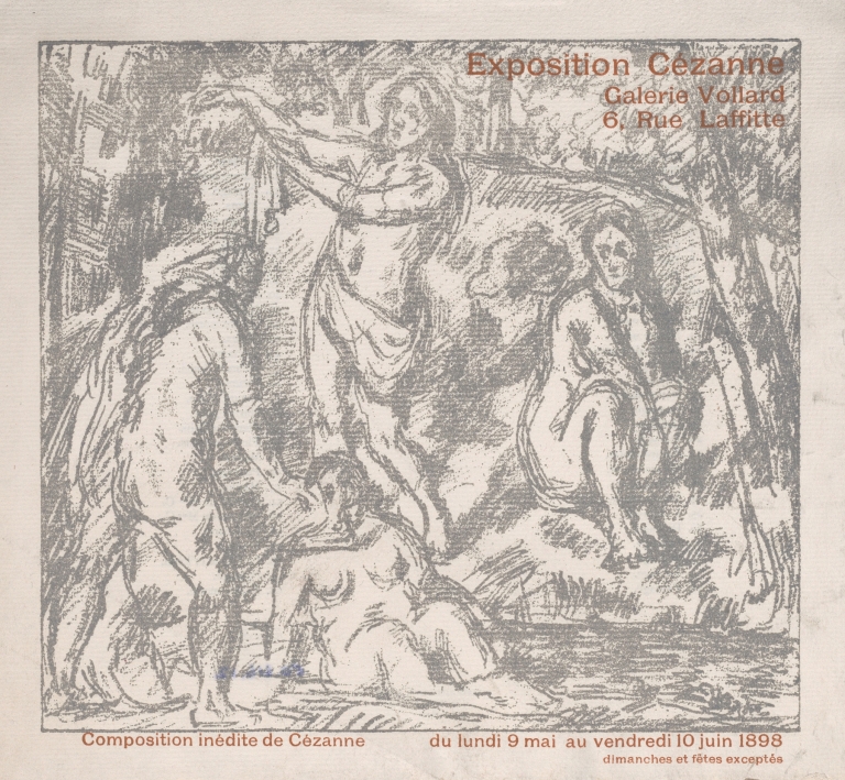 Exhibition Announcement and Catalogue for a Cézanne show at the Galerie Vollard by Anonymous