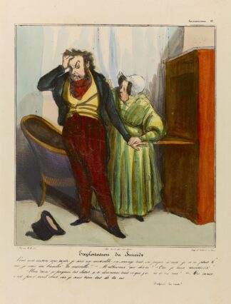 Exploitation du suicide by Honoré Daumier