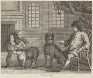 Fable XXVI. The Cur and the Mastiff by John Wootton