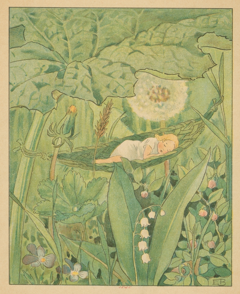 Fast asleep. by Elsa Maartman Beskow