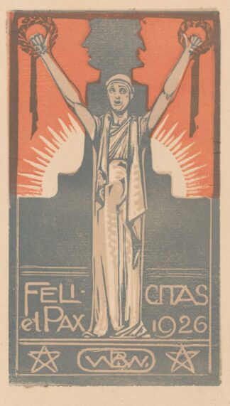 Felicitas et Pax 1926 by Bernard Willem Wierink