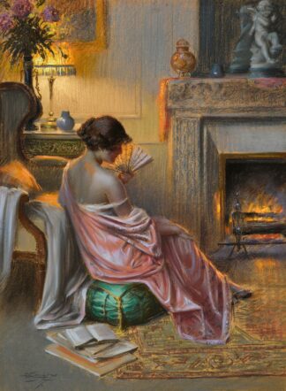 Femme à l’éventail by Delphin Enjolras