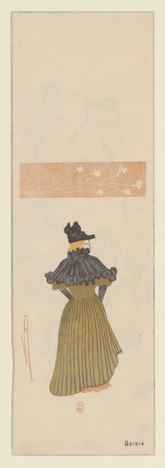 Femme avec pèlerine by Amédée Joyau