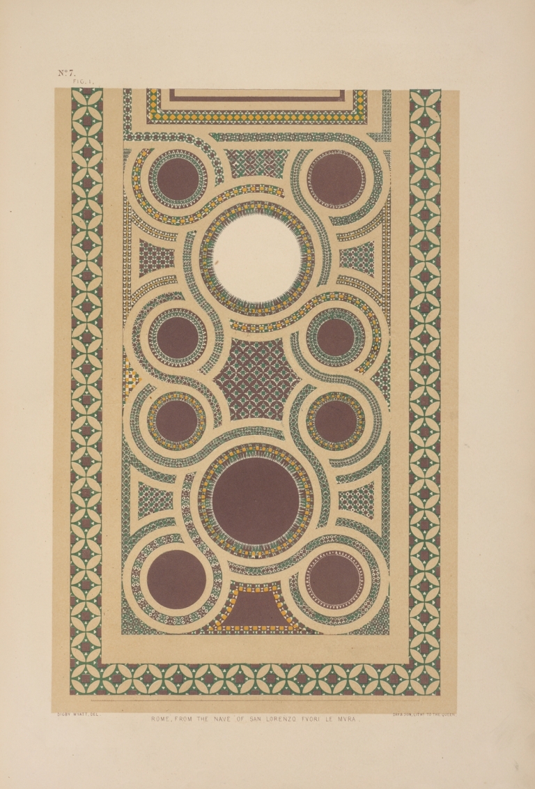 Fig. 1. Rome, from the Nave of San Lorenzo fuori le Mura by Matthew Digby Wyatt