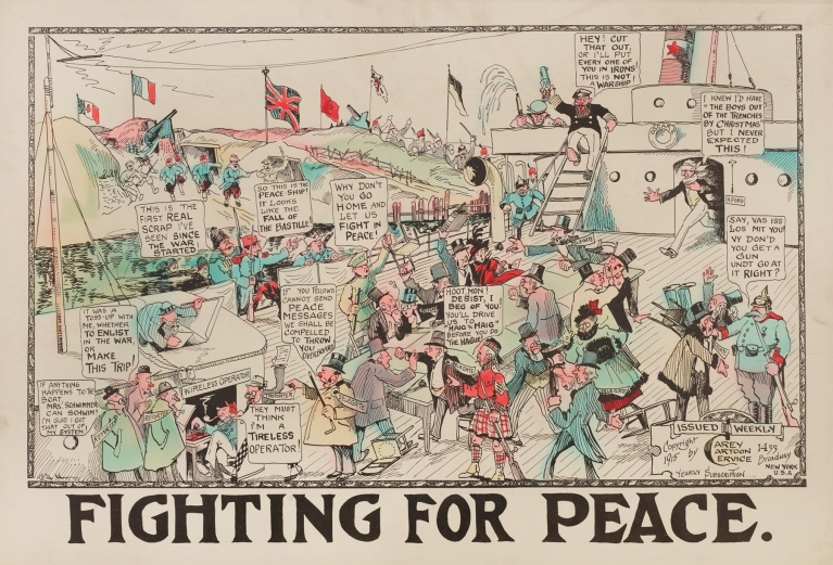 Fighting for Peace by Carey Cartoon Service