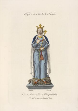 Figure de Charles le simple. by Nicolas Xavier Willemin