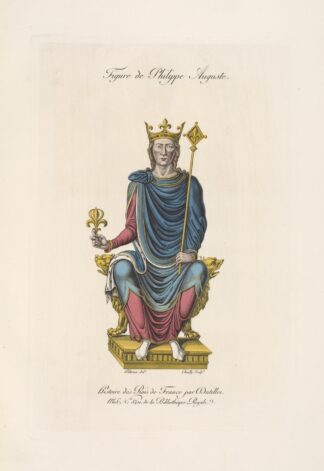Figure de Philippe Auguste. by Nicolas Xavier Willemin