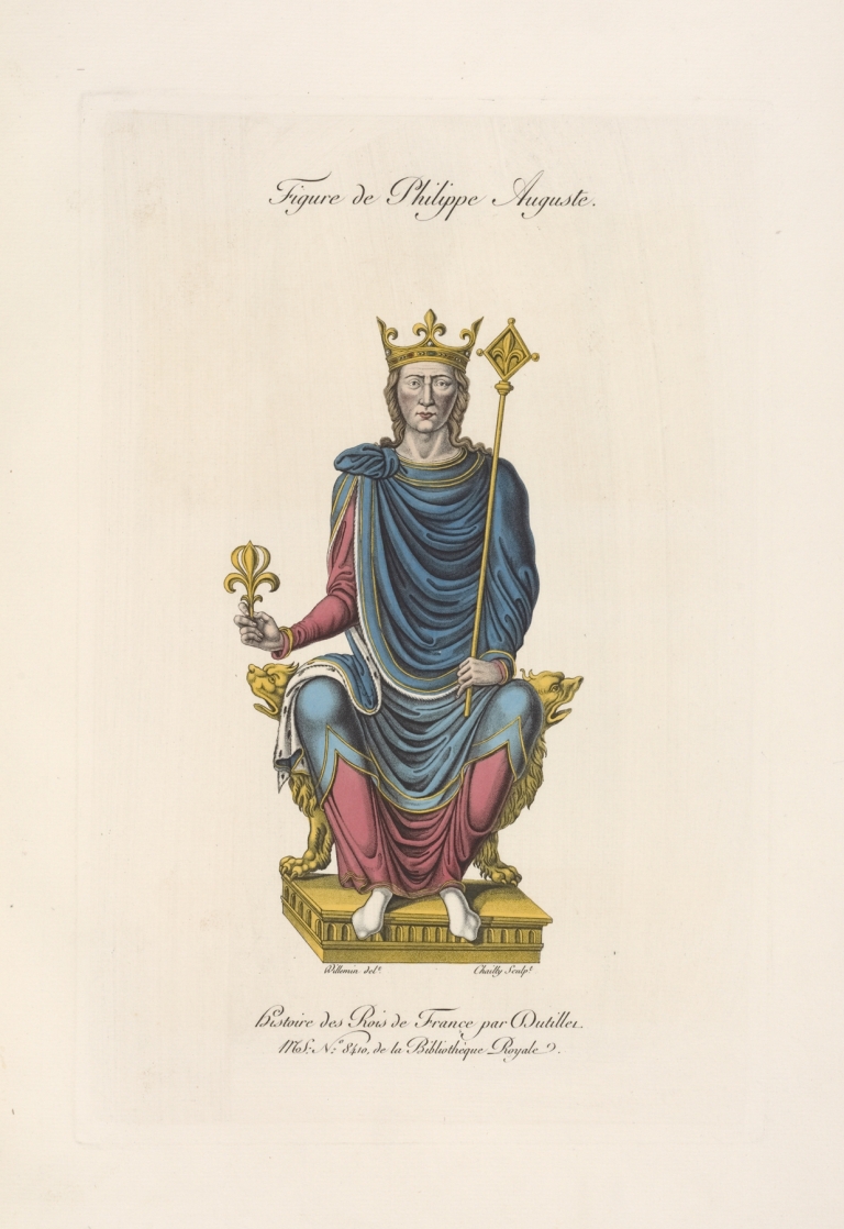 Figure de Philippe Auguste. by Nicolas Xavier Willemin