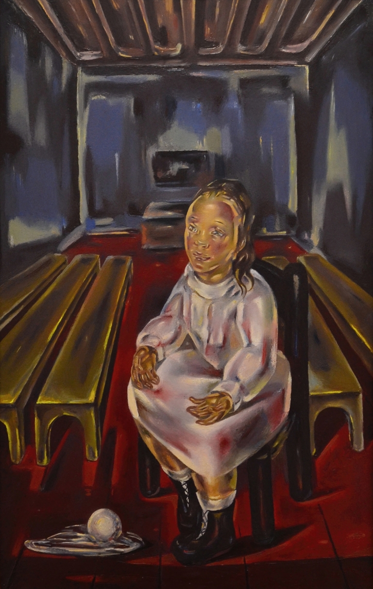 Fillette assise by María Blanchard