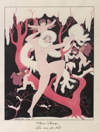 Fleur d’hiver. La rose de Noël by George Barbier