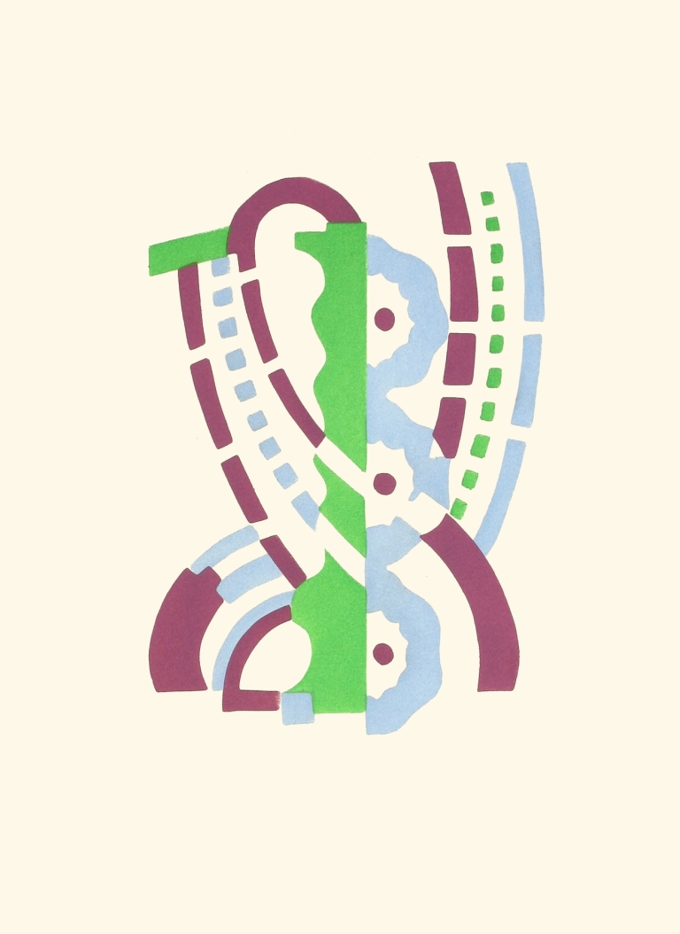 Fleurs, Texte Et Vingt-Six Planches En Couleurs Pl 21 by Serge Gladky
