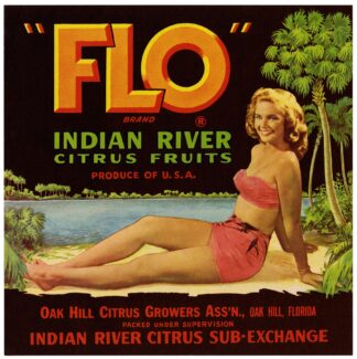 Flo Brand Citrus Label by Anonymous