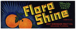 Flora Shine Citrus Label by Anonymous