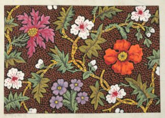 Floral design for printed textile Pl XXXIII by Anonymous