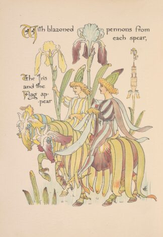 Flora’s feast; A masque of flowers Pl.16 by Walter Crane