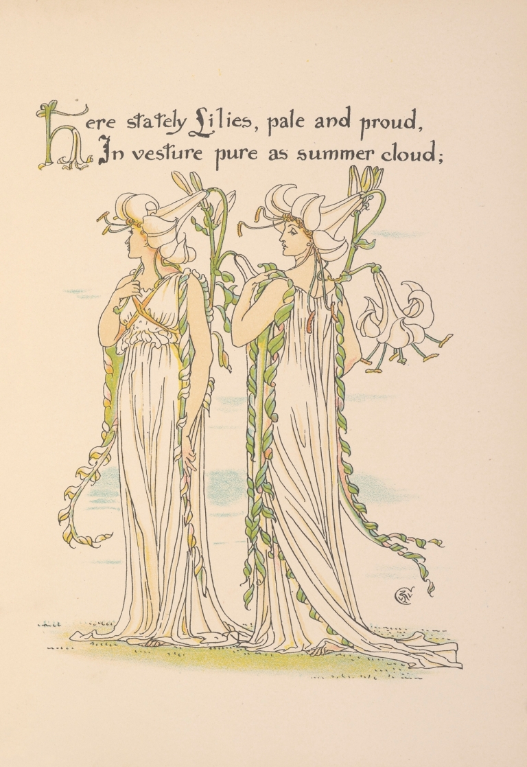 Flora’s feast; A masque of flowers Pl.25 by Walter Crane