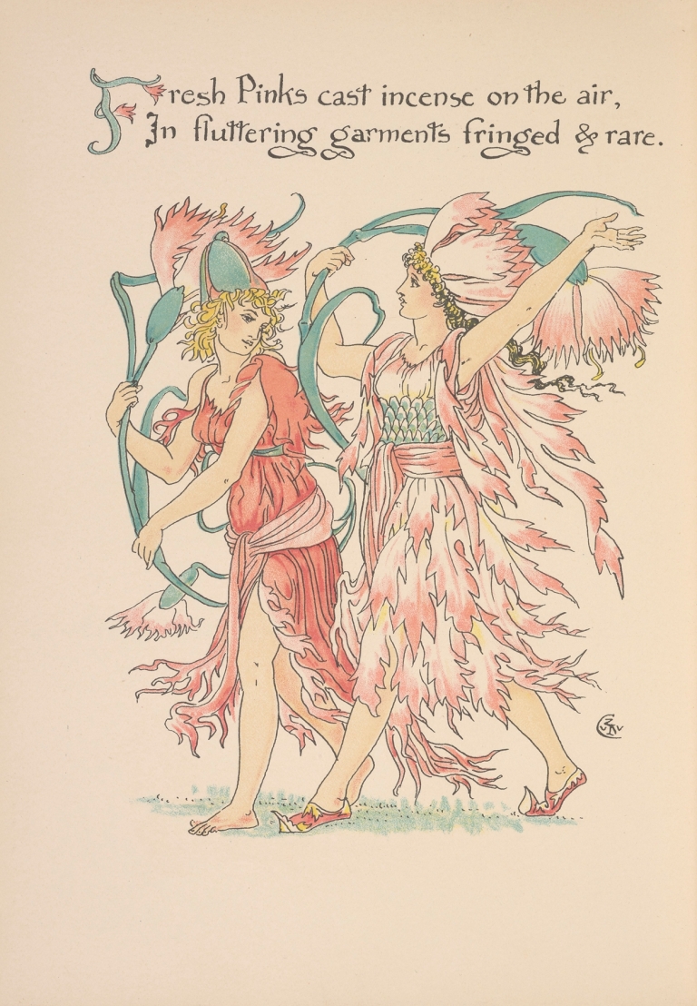 Flora’s feast; A masque of flowers Pl.29 by Walter Crane