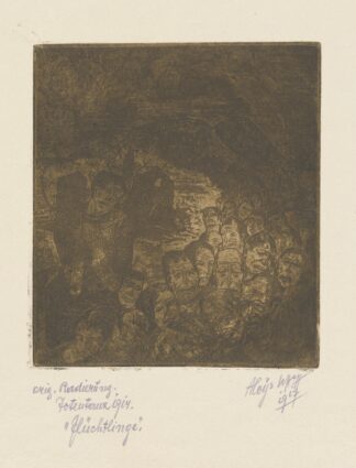 Flüchtlinge by Aloys Wach